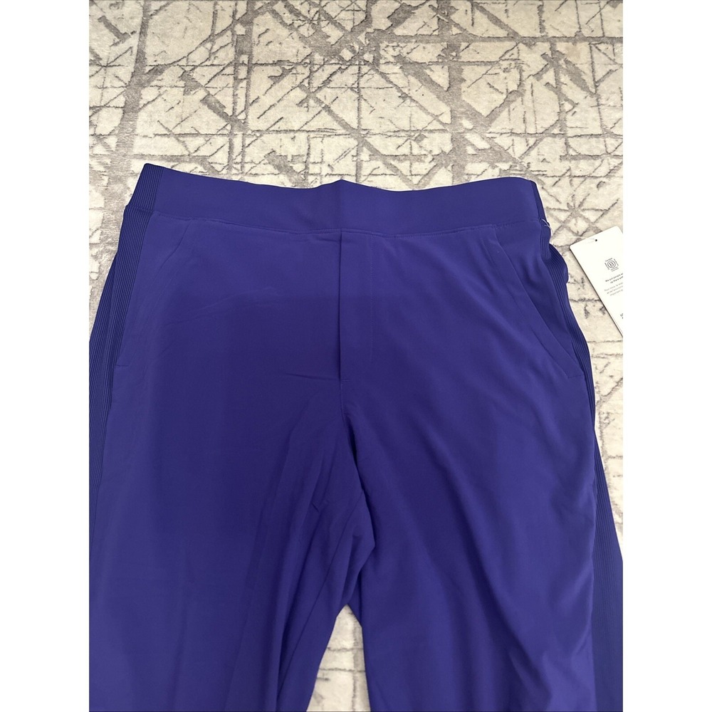 Athleta‎ Brooklyn Ankle Pant Womens 12 Purple Pull On Stretch Casual NEW - Picture 3 of 10